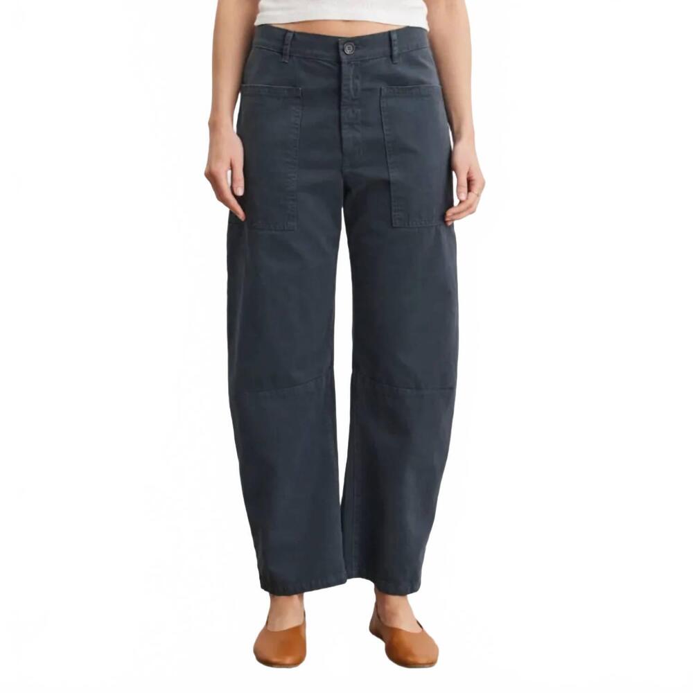 NEW VELVET BY GRAHAM & SPENCER brylie sanded twill utility pant in phantom